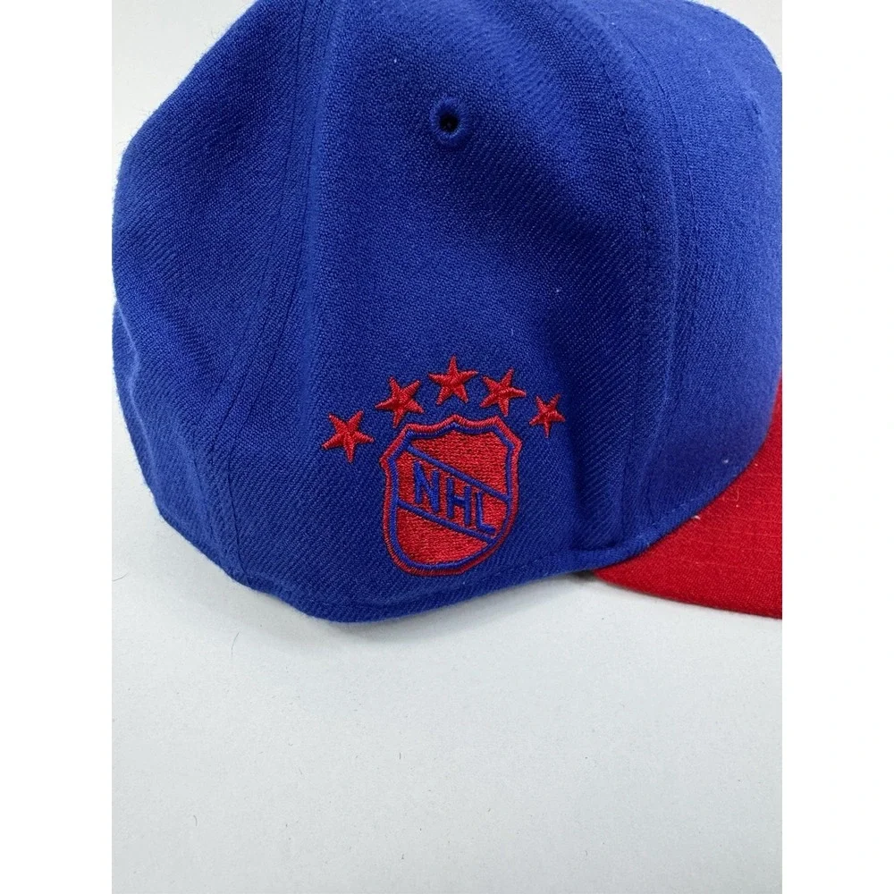 Men's '47 Blue New York Rangers Primary Captain Snapback Hat NHL NYR OSFM